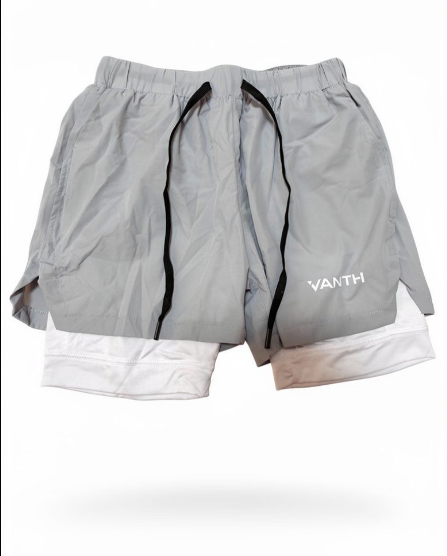 Short Sportivi Uomo VANTH - Pantaloncini Fitness Asciugatura Rapida