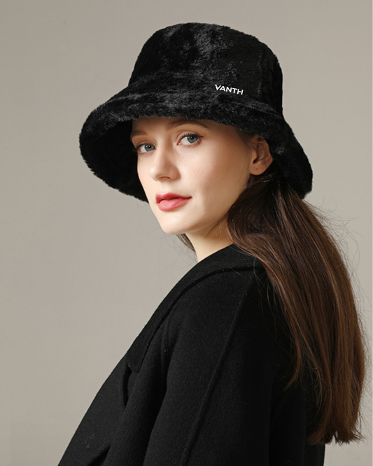 Cappello Bucket VANTH in Pelliccia Sintetica - Pescatore Invernale Caldo