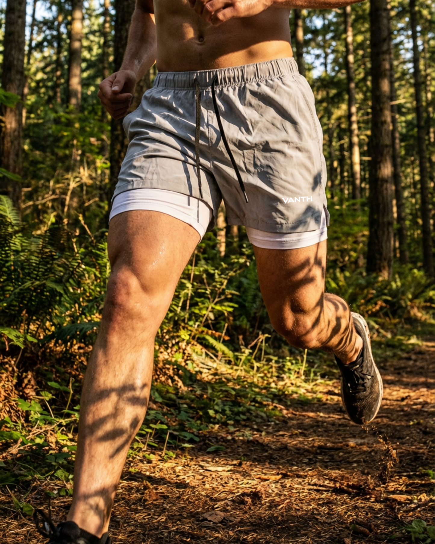 Short Sportivi Uomo VANTH - Pantaloncini Fitness Asciugatura Rapida