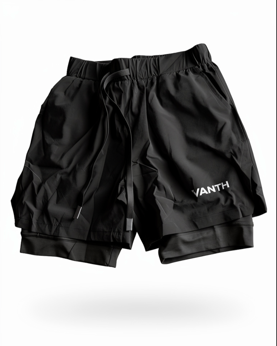 Short Sportivi Uomo VANTH - Pantaloncini Fitness Asciugatura Rapida
