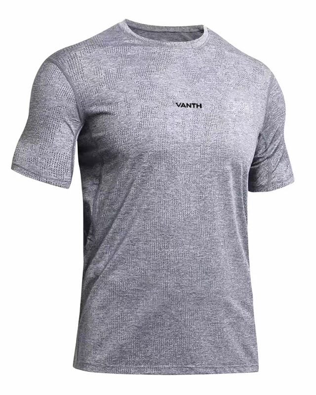 T-Shirt Sportiva VANTH Uomo - Maglietta Tecnica Traspirante per Fitness e Running