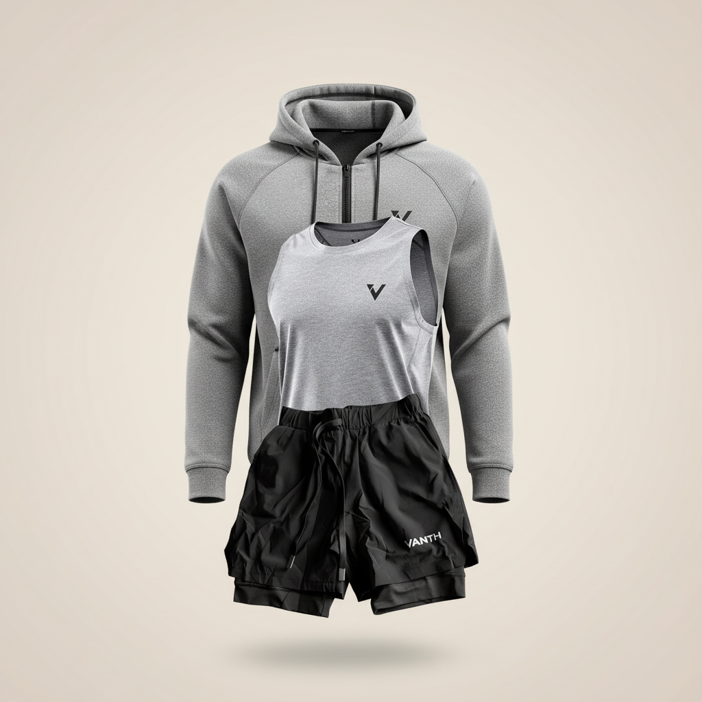 VANTH Gymbro Kit grigio e nero